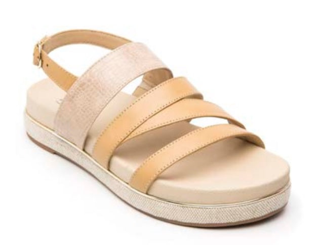 Foto 1 | Sandalias Flexi color Café para Mujer