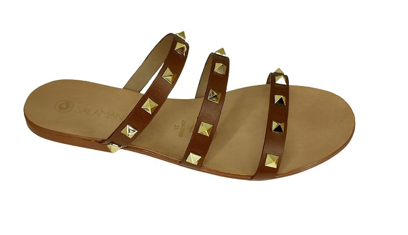 Foto 2 pulgar | Sandalias Salamandra 204-3386 Marrón para Mujer
