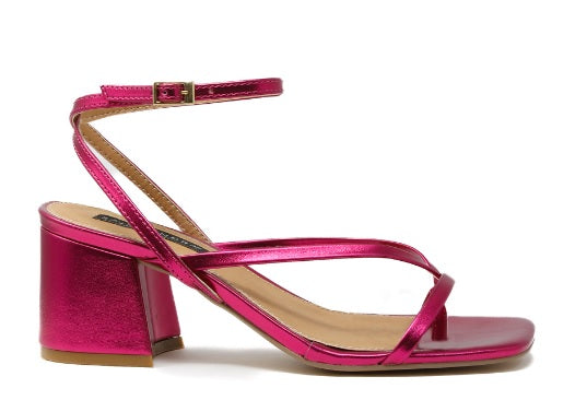 Foto 2 pulgar | Sandalias de Tacón Salamandra Rosas para Mujer