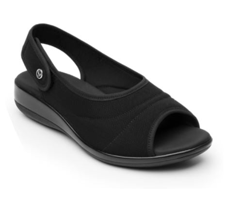 Foto 2 pulgar | Sandalias Flexi 034927 Negras para Mujer