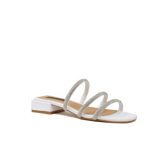 Foto 1 | Sandalias con Tacón Salamandra 230-3658 Blancas