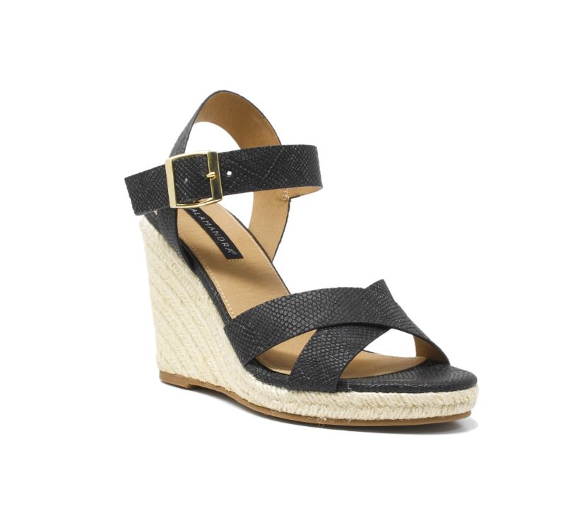 Foto 2 pulgar | Sandalias con Tacón Salamandra 223-3475 Negras para Mujer