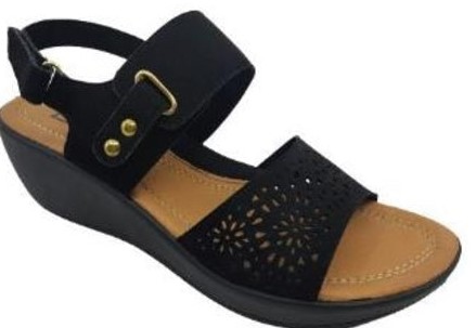 Foto 2 pulgar | Sandalias con Tacón Danae Nuñez Negras