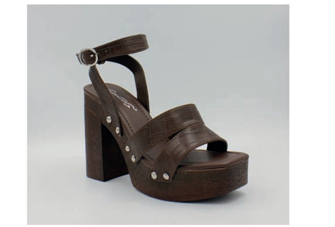 Foto 2 pulgar | Sandalias Danae Núñez 48-657 Café para Mujer