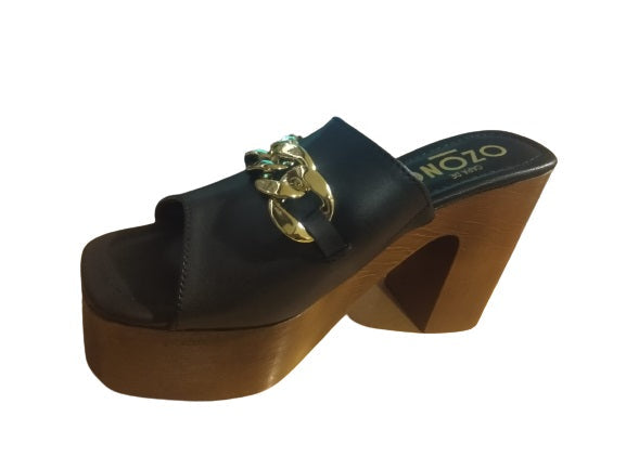 Foto 2 pulgar | Sandalias Capa de Ozono 637902 Negras para Mujer