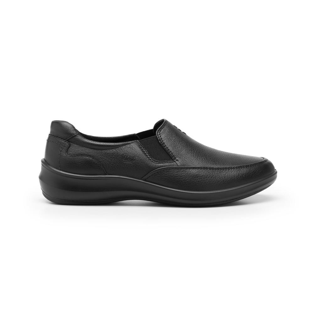 Foto 2 pulgar | Zapato Confort Flexi para Mujer Negros