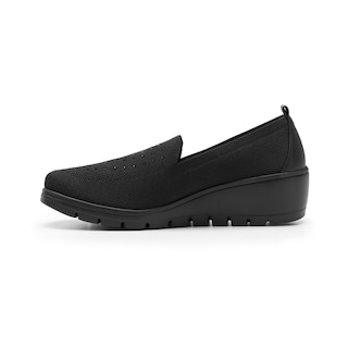 Foto 2 | Zapato Flexi Mujer Estilo 104817 Con Plataforma Negro Color Negro