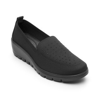 Foto 3 | Zapato Flexi Mujer Estilo 104817 Con Plataforma Negro Color Negro