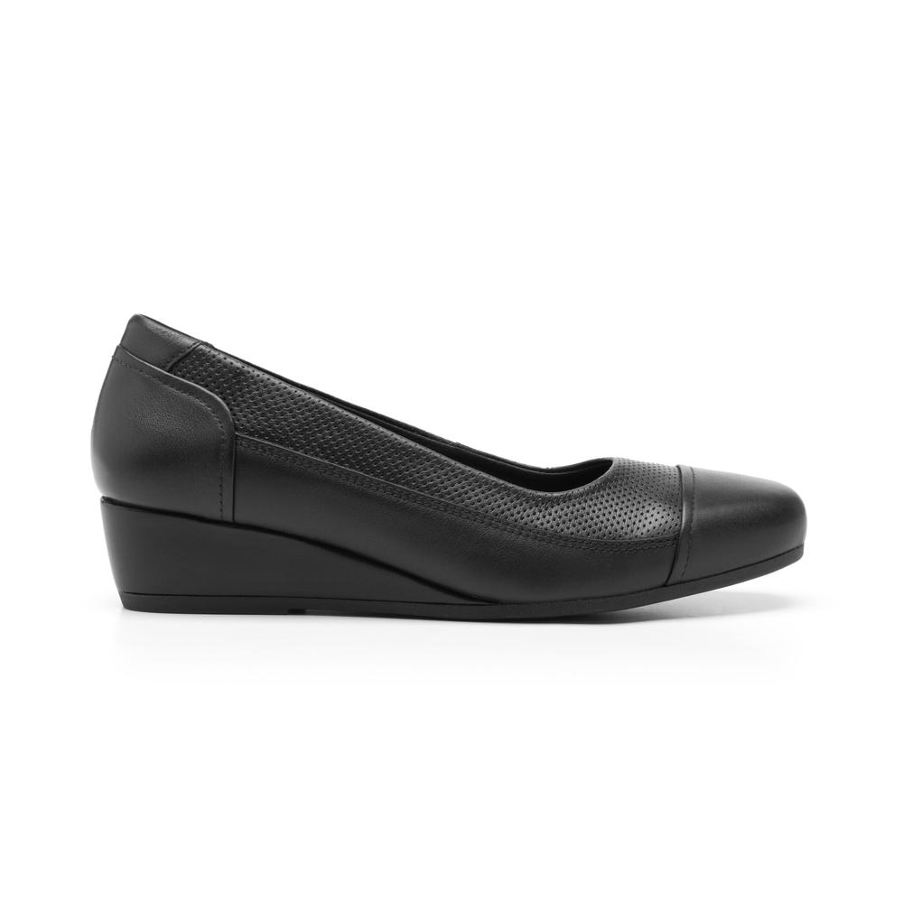 Zapatos Flexi 127002 color Negro con Plataforma para Mujer