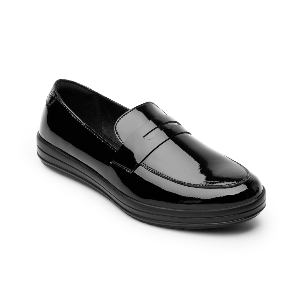 Foto 1 | Zapatos Oxford Flexi Negros para Dama