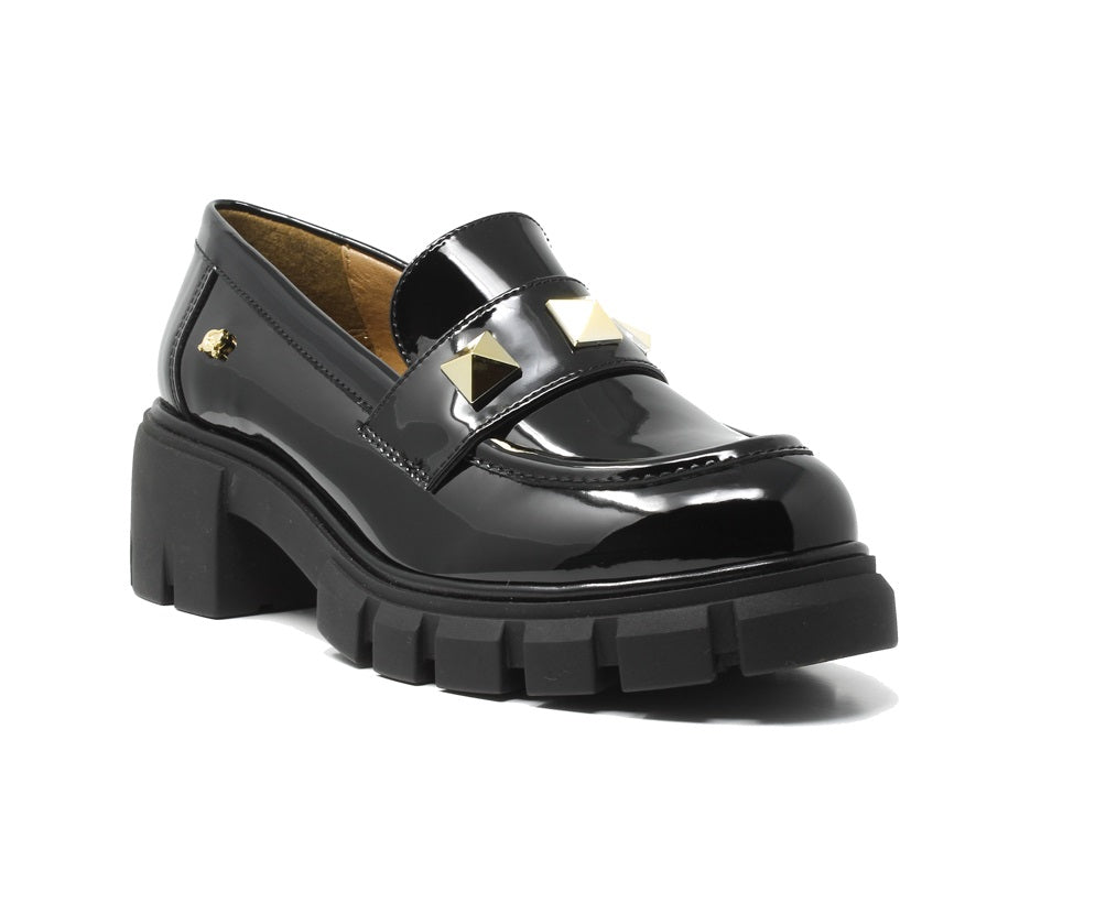 Zapatos Salamandra 242-3646 color Negro Charol Casual