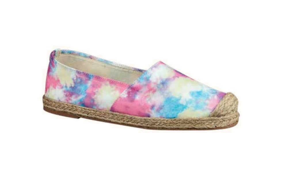 Flats para Dama Danae Nuñez Rosa Tie Dye