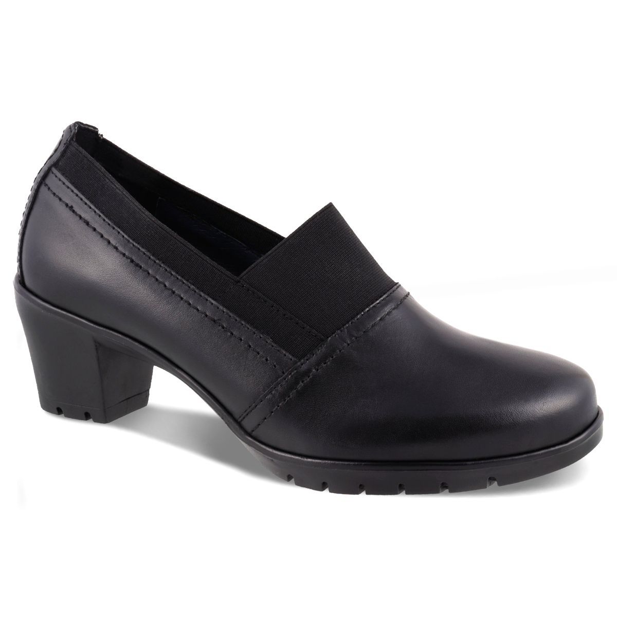 Zapato de Tacón en Piel Lady Dominiq 2815 Negro para Dama