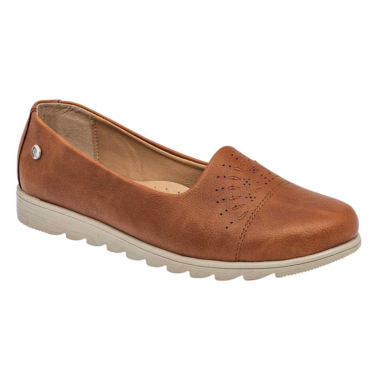 Foto 1 | Zapatos Mora Confort Camel para Mujer