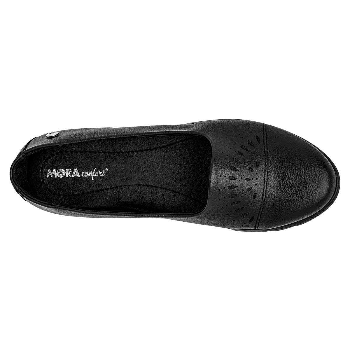 Foto 3 pulgar | Zapatos Confort Mora para Mujer Negros