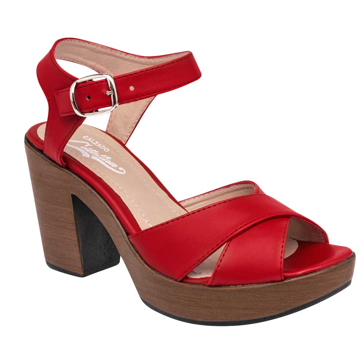 Zapatos Catalina Rojo Código 118244-1 para Mujer