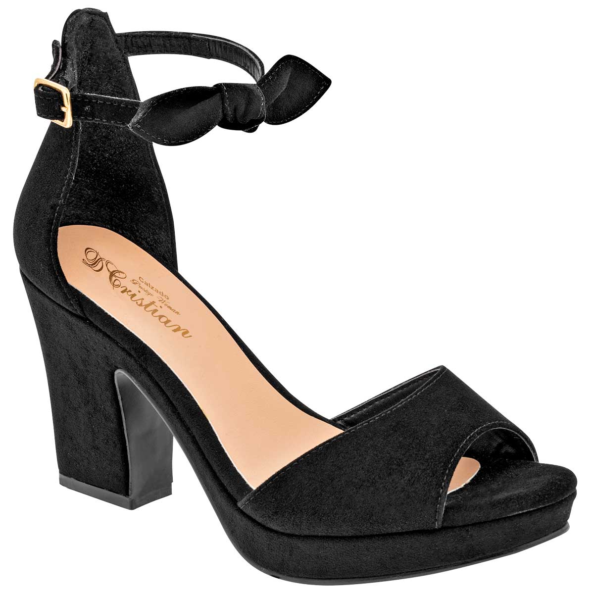 Zapatos D'cristian Negro Código 101334-1 para Mujer