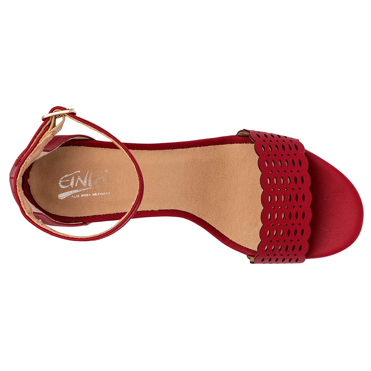 Foto 3 pulgar | Sandalias para Mujer Etnia Rojas