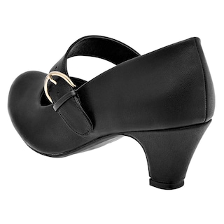 Foto 3 | Zapatos Poptops Negros para Mujer