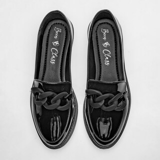 Foto 3 | Zapatos para Mujer Been Class Negro Charol 120311-1