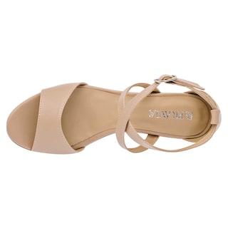 Foto 2 | Sandalias Pravia Beiges para Mujer