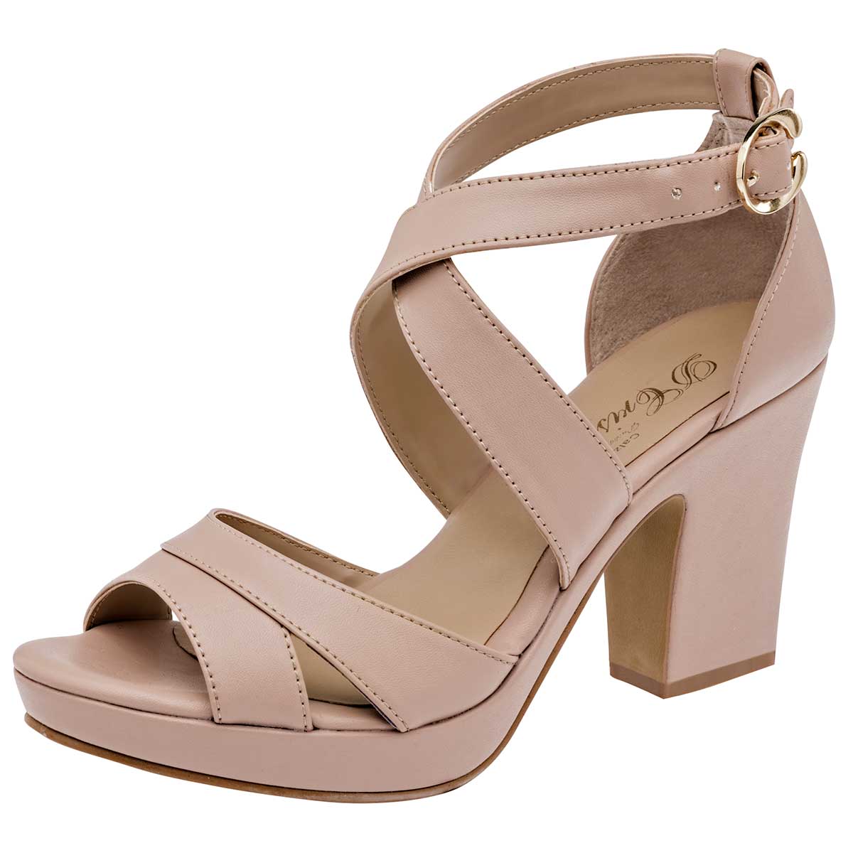 Sandalias D'Cristian Beiges para Mujer $635