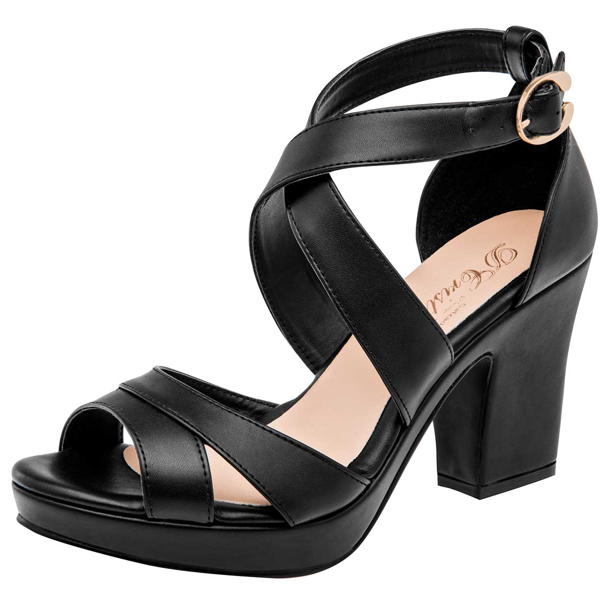 Sandalias D'Cristian Negras para Mujer