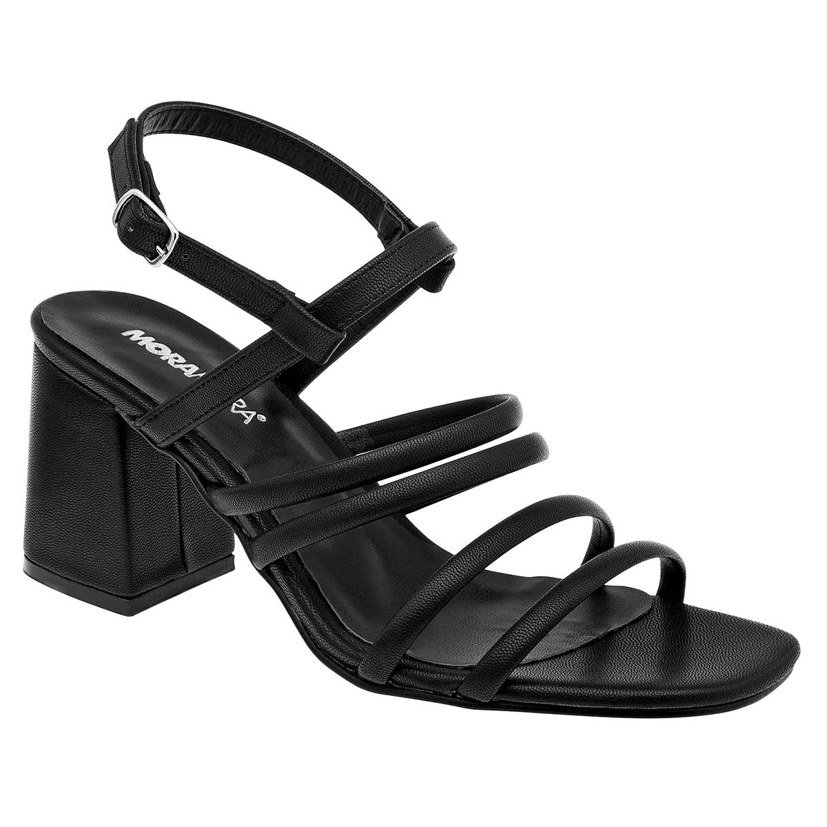 Sandalias de Tacón Moramora Negros para Mujer