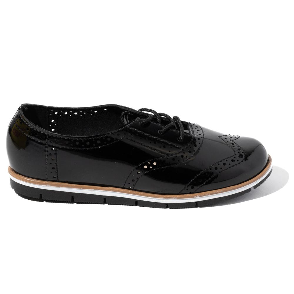 Zapatos Oxford de Charol Moleca Dalma Negros para Mujer