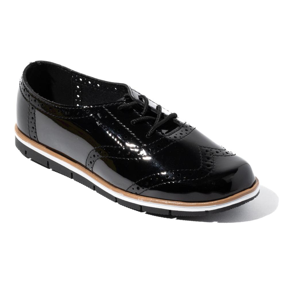 Foto 2 | Zapatos Oxford de Charol Moleca Dalma Negros para Mujer