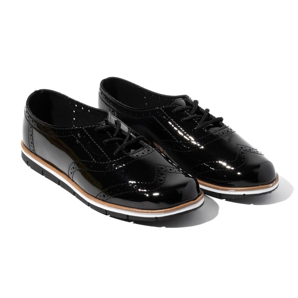 Foto 5 | Zapatos Oxford de Charol Moleca Dalma Negros para Mujer