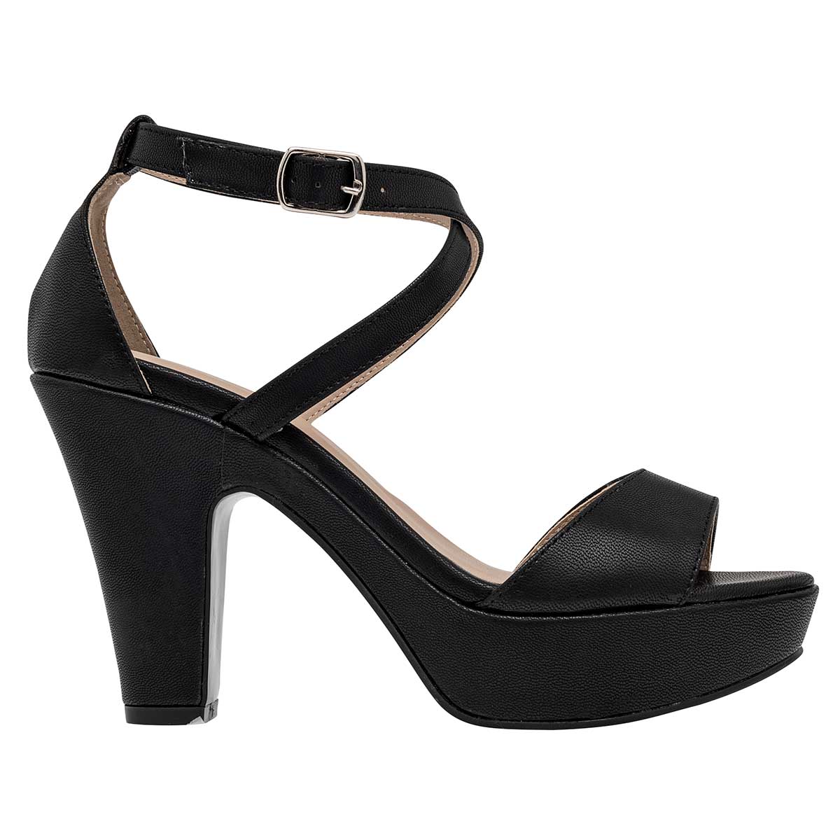 Foto 4 pulgar | Zapatos Pravia Negro Código 112751-1 para Mujer