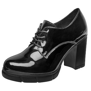 Foto 1 | Zapatos Green Love Negro Charol Código 112267-1 Para Mujer