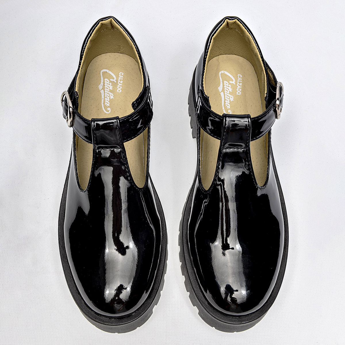 Foto 4 pulgar | Zapatos Catalina Negros para Mujer