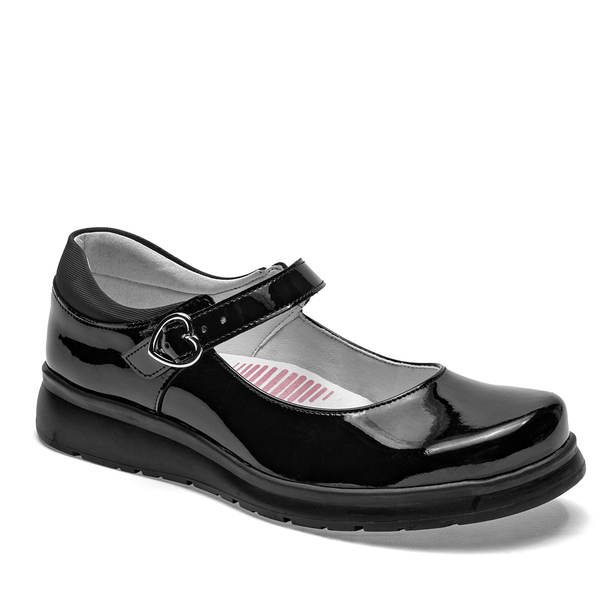 Foto 2 pulgar | Zapatos Escolares Yuyin para Niña Negros de Charol