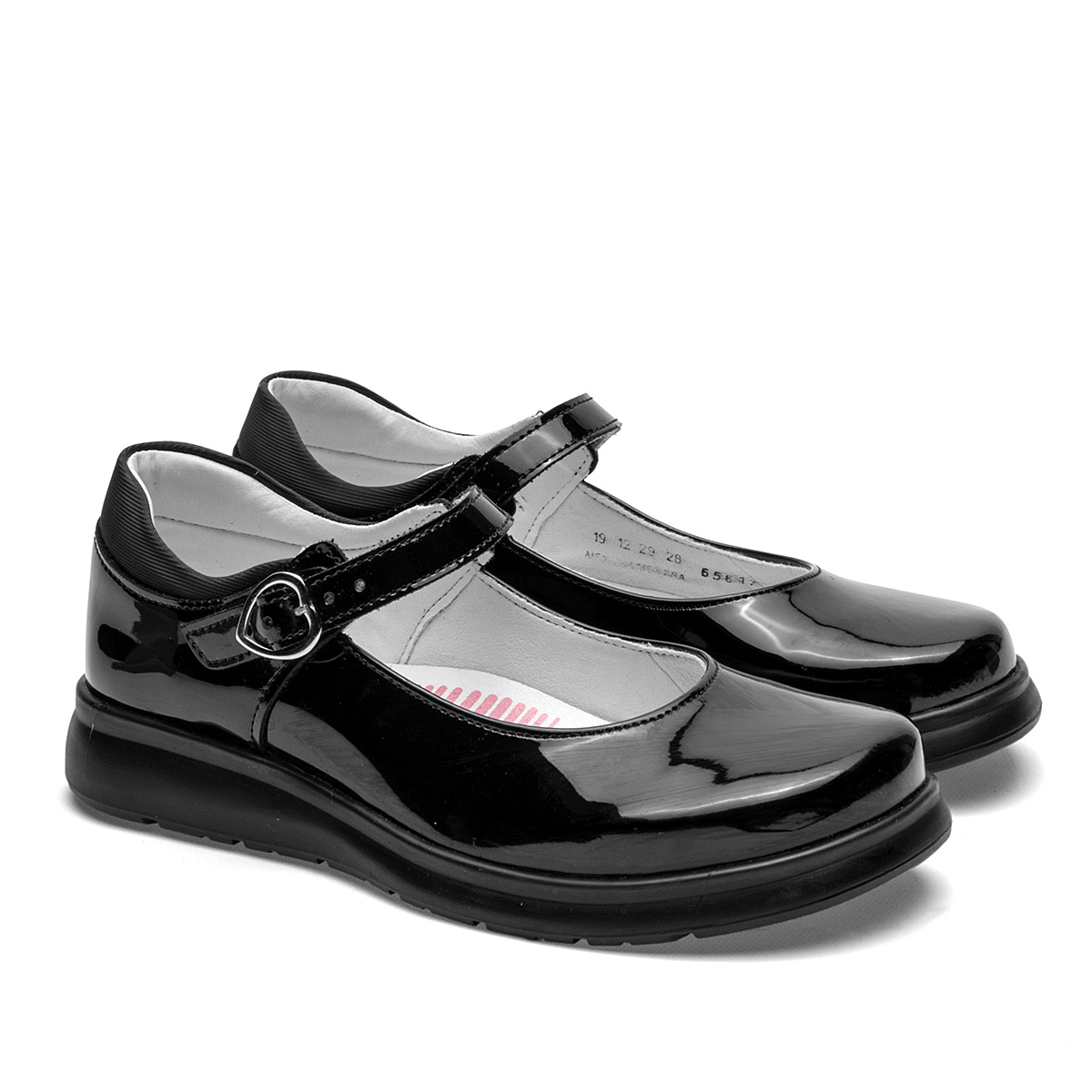 Foto 3 pulgar | Zapatos Escolares Yuyin para Niña Negros de Charol