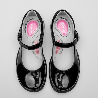Foto 3 | Zapatos Escolares Yuyin para Niña Negros de Charol