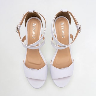Foto 3 | Zapatos Pravia Blancos para Mujer