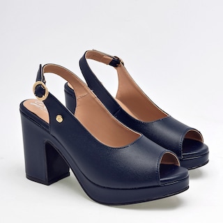 Foto 2 | Zapatos Etnia 126057-e Azul Marino para Mujer