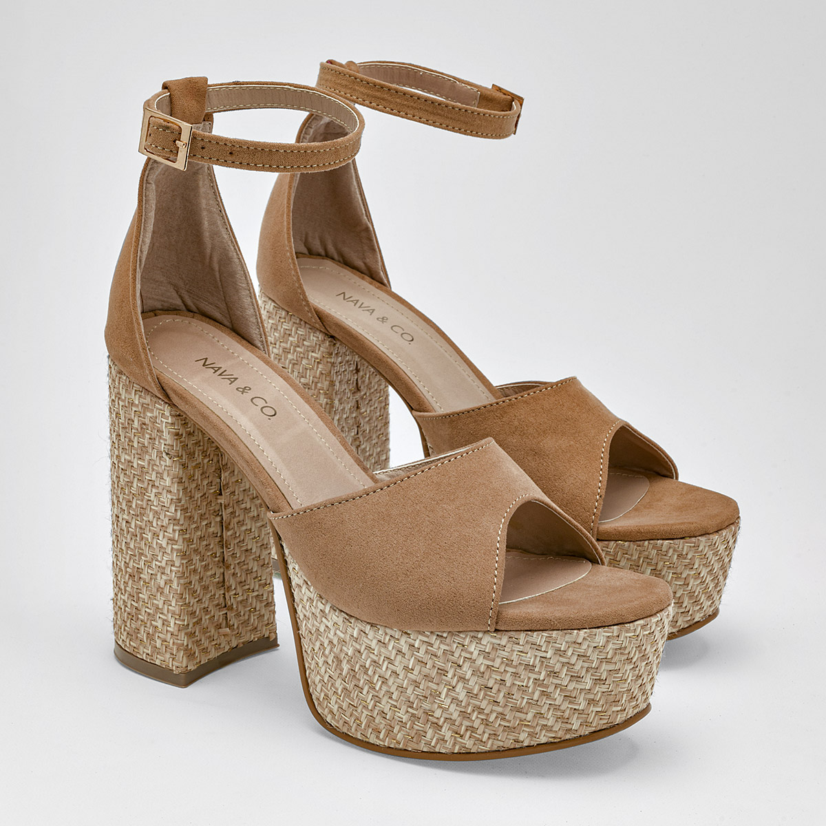 Foto 3 pulgar | Zapatos para Mujer Nava & Co Camel 126114-e