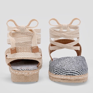 Foto 3 | Zapatos Been Class Blanco con Negro y Beige para Mujer