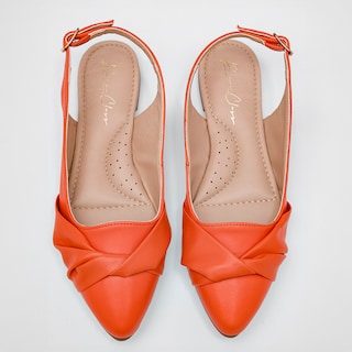 Foto 3 | Zapatos Been Class Naranja Código 124805-e para Mujer