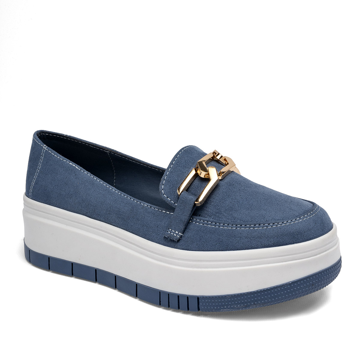 Foto 2 pulgar | Zapatos para Mujer Clasben Oxford Azules