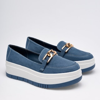 Foto 2 | Zapatos para Mujer Clasben Oxford Azules