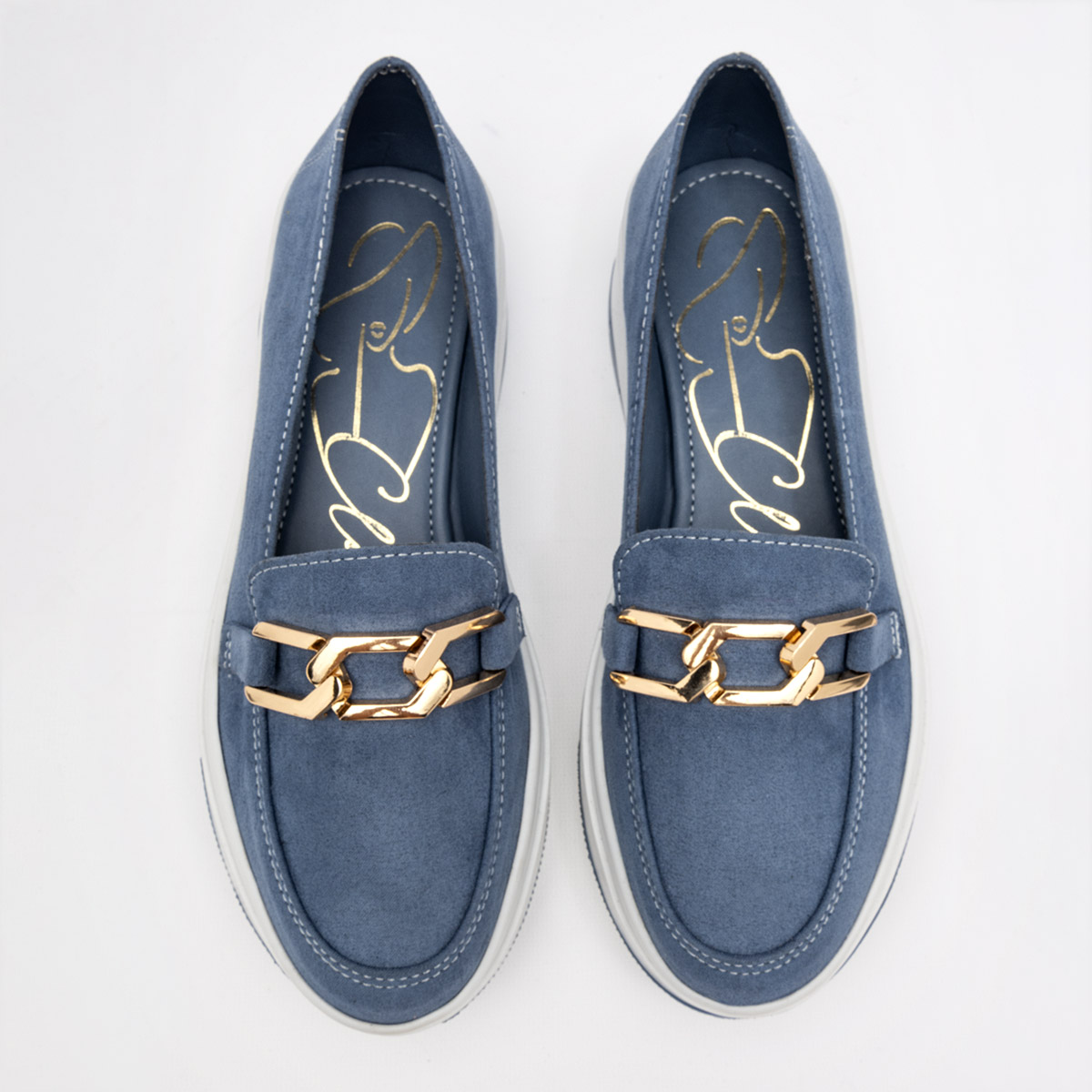 Foto 4 pulgar | Zapatos para Mujer Clasben Oxford Azules