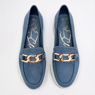 Foto 3 | Zapatos para Mujer Clasben Oxford Azules
