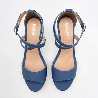 Foto 3 | Zapatos Pravia Azules para Mujer