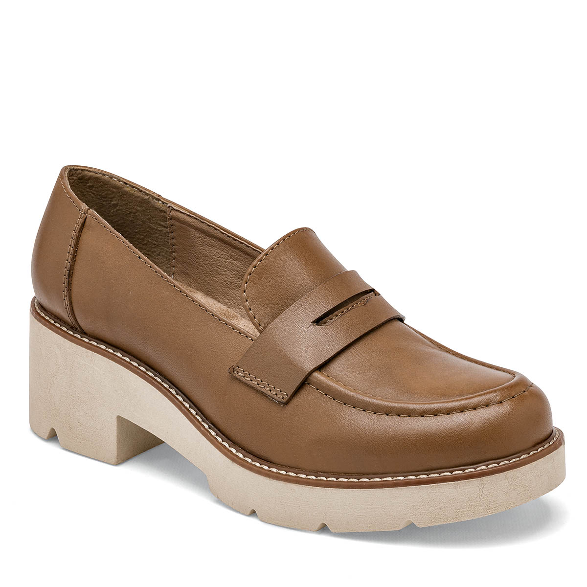 Foto 2 pulgar | Zapatos Oxford Seducta Camel para Mujer