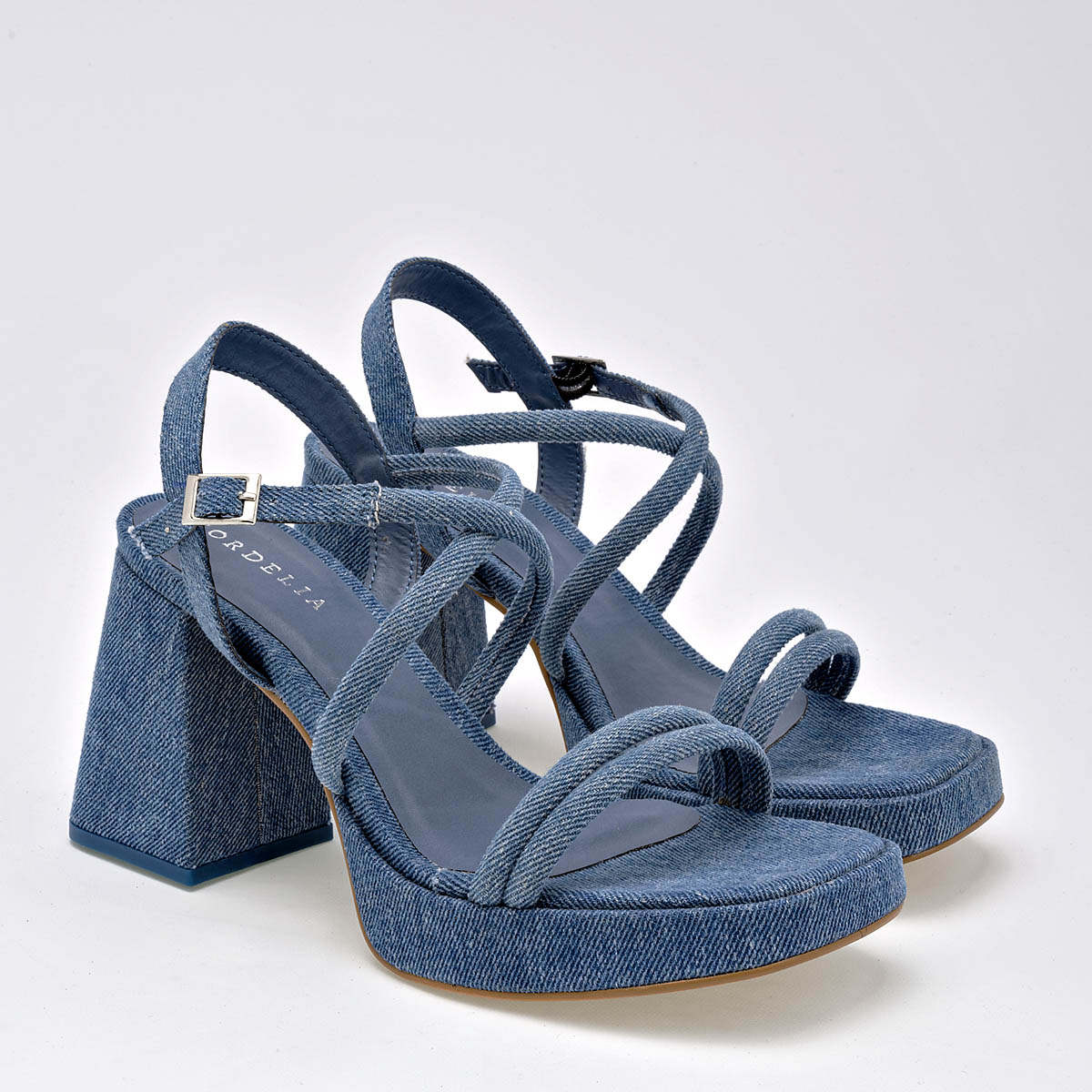 Foto 3 pulgar | Zapatos Cordelia Azules para Mujer