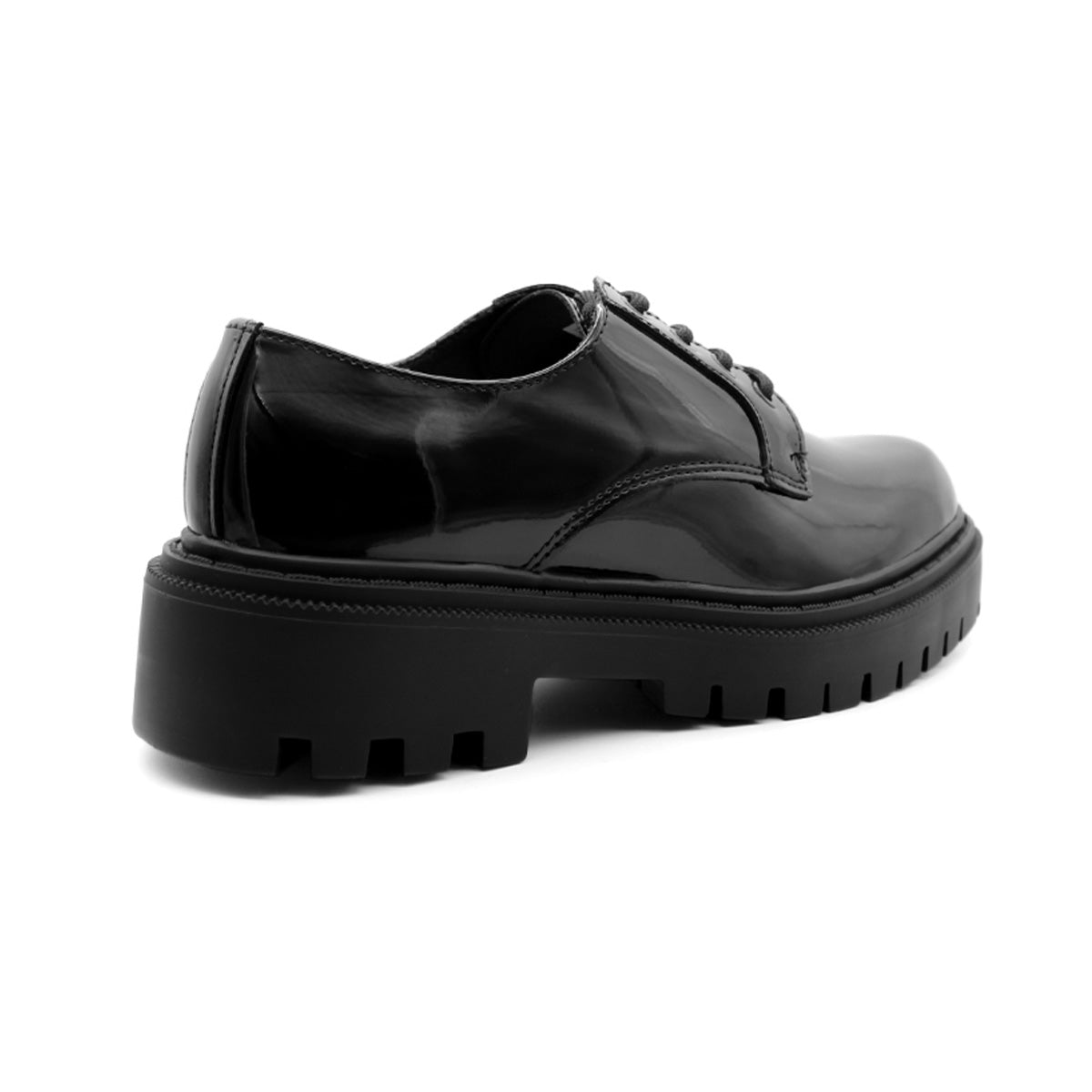 Foto 4 pulgar | Zapatos Oxfords RBCollection Charol Negros para Mujer